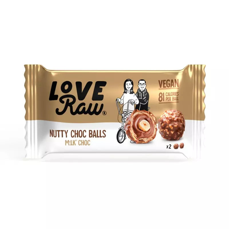 Love Raw nutty choco balls 28 g