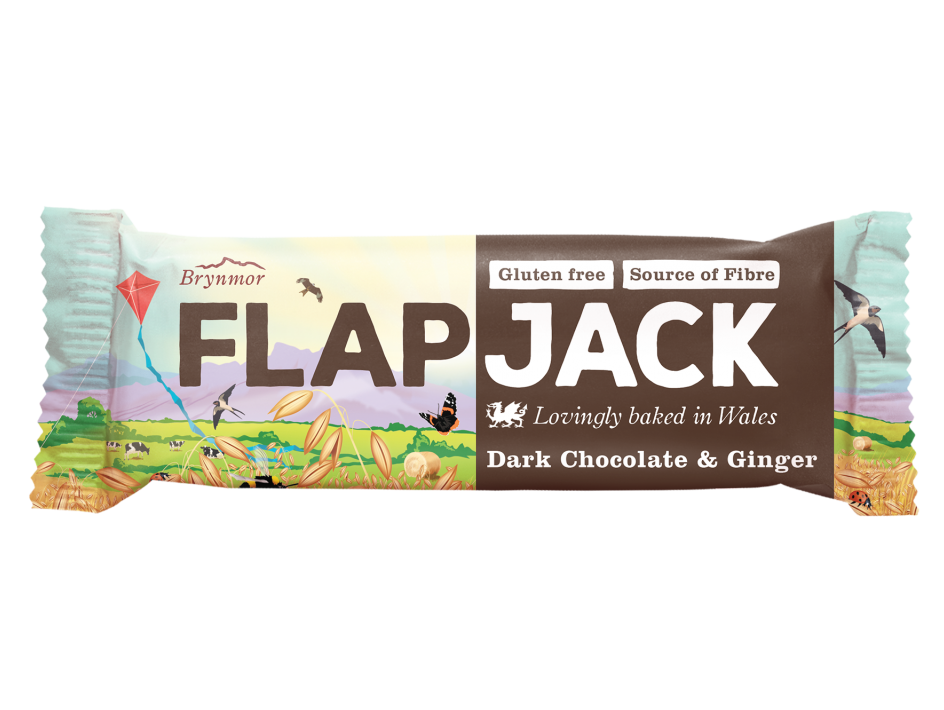 FLAPJACK Mørk sjokolade og ingefær