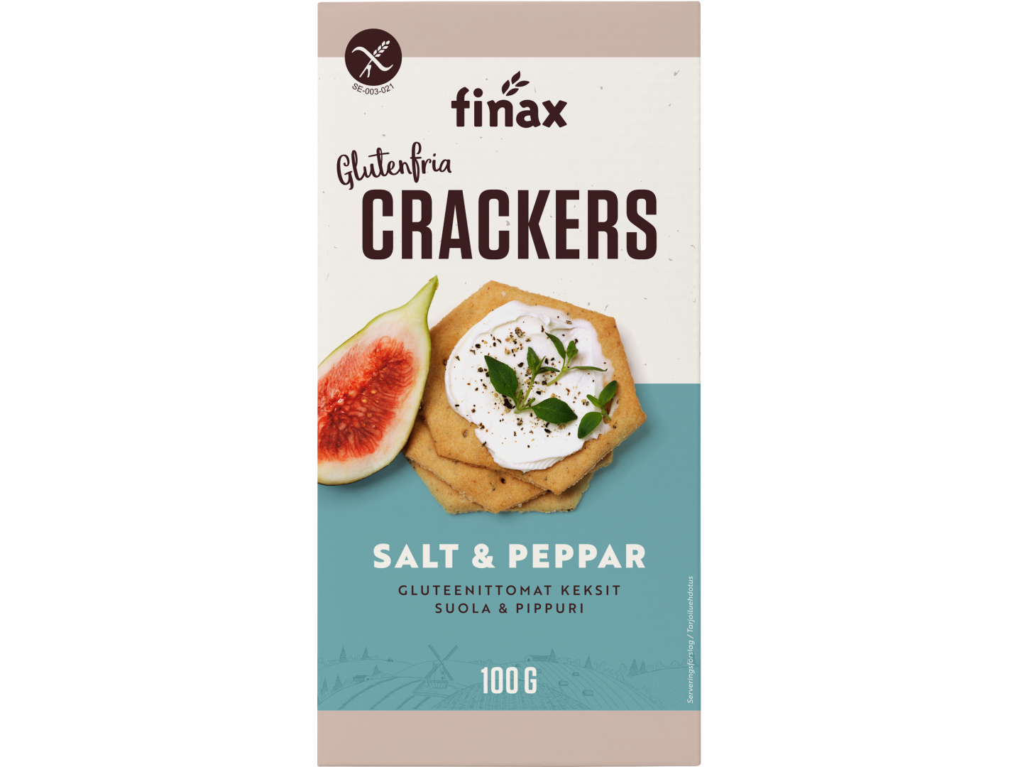 Finax cracker med salt og pepper