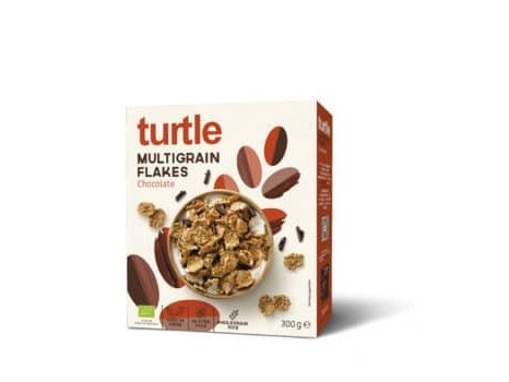 Turtle multigrain flakes og sjokolade