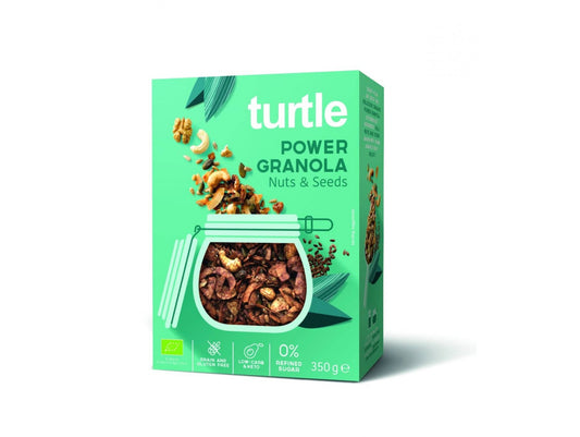 Turtle power granola m/nøtter og frø