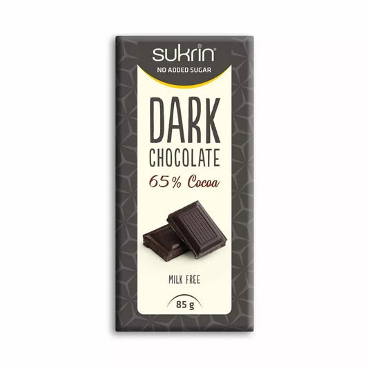 Sukrin mørk sjokolade 65% kakao 85g